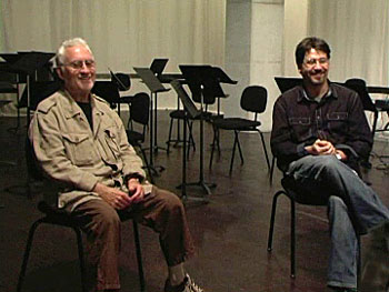 Lee Konitz and Ohad Talmor talk to Executive Co-producer Frank Tafuri