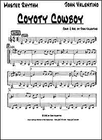 Click here for the leadsheet to "Coyote Cowboy" by Johnnie Valentino